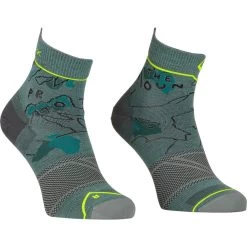 Ortovox Alpine Light Quarter Socken Herren Arctic Grey