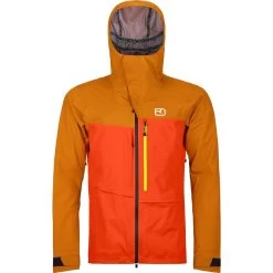 Ortovox 3L Ravine Hardshelljacke Herren Hot Orange