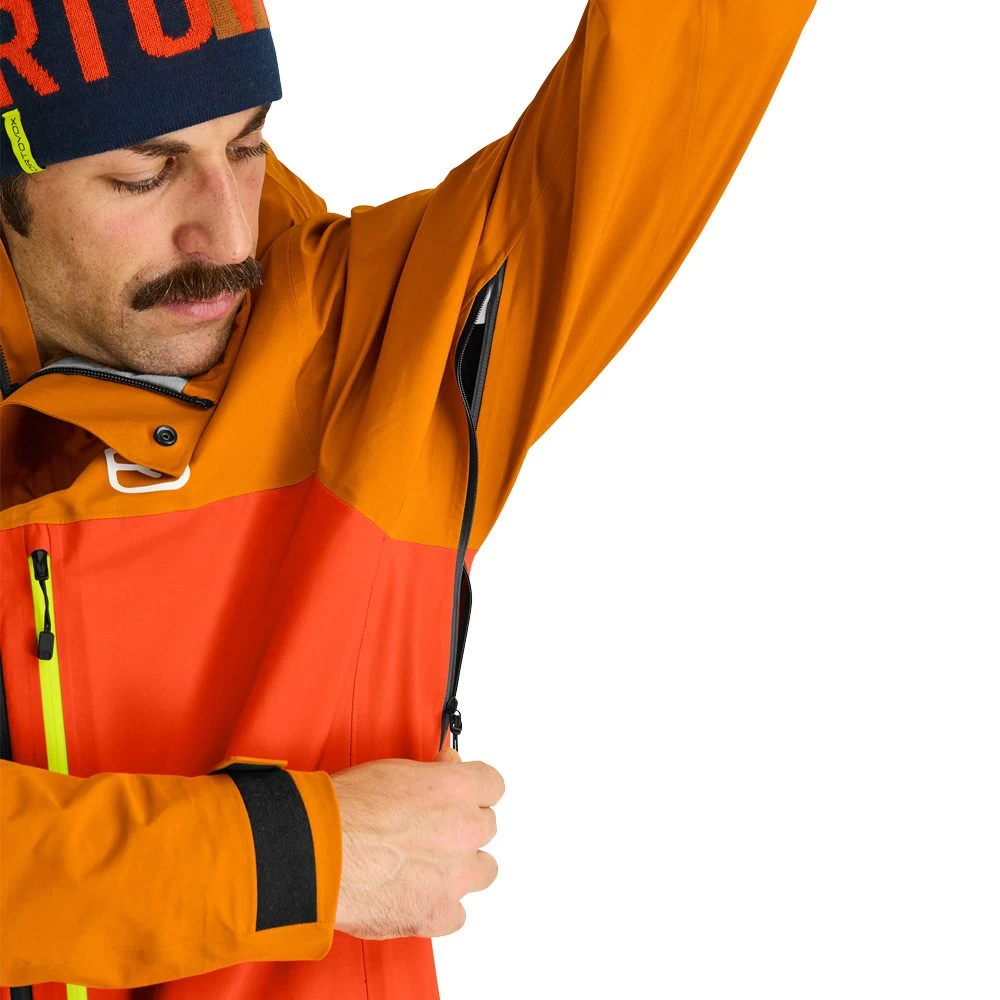 Ortovox 3L Ravine Hardshelljacke Herren Hot Orange 6 Ortovox 3L Ravine Hardshelljacke Herren Hot Orange – Bild 6