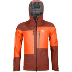 Ortovox 3L Guardian Shell Jacke Herren Clay Orange
