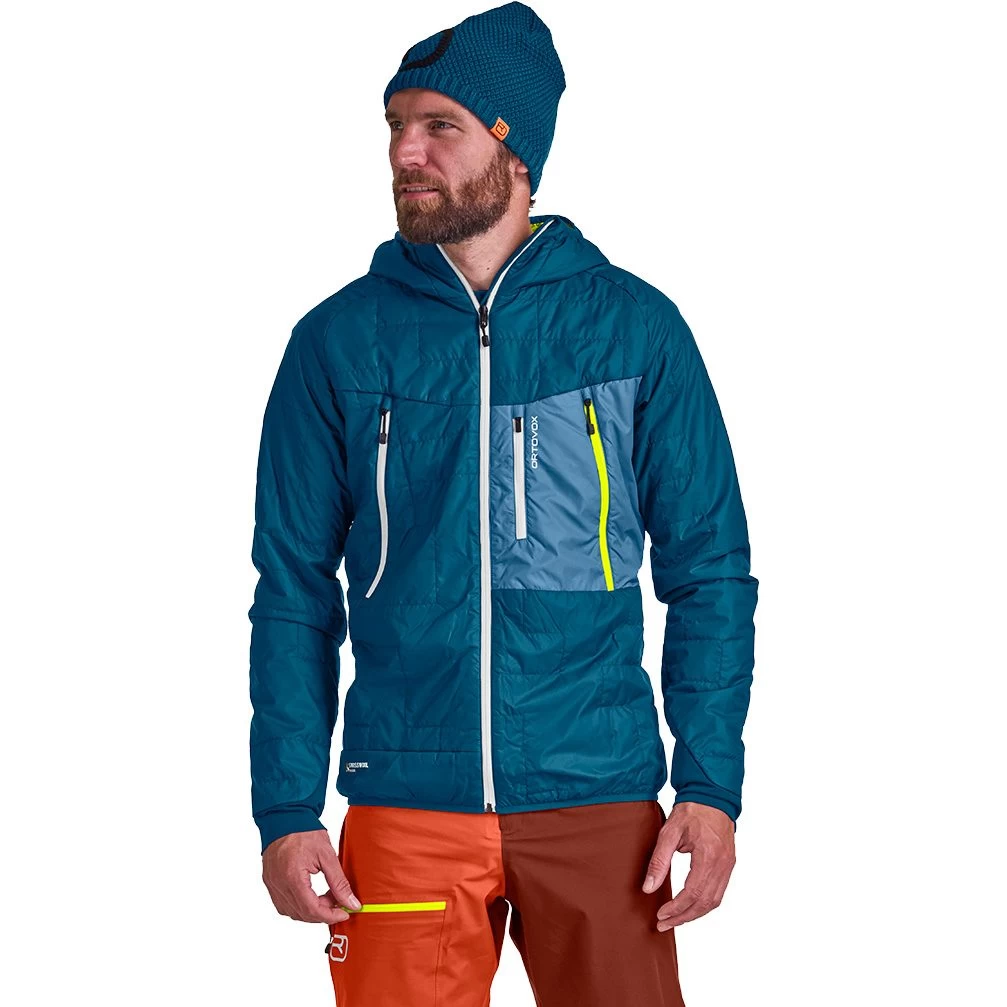 Ortovox Swisswool Piz Boè Isolationsjacke Herren Petrol Blue 2 Ortovox Swisswool Piz Boè Isolationsjacke Herren Petrol Blue – Bild 2