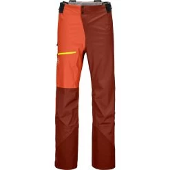 Ortovox 3L Ortler Hardshellhose Herren Clay Orange