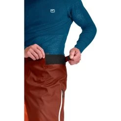 Ortovox 3L Ortler Hardshellhose Herren Clay Orange -Günstiges Berggeist Geschäft 56462208542e Ortovox Ortler Pant M orange