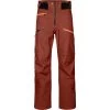 Ortovox 3L Deep Shell Freeride Hose Herren Clay Orange