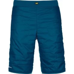 Ortovox Swisswool Piz Boè Shorts Herren Petrol Blue