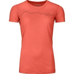 Ortovox 150 Cool Mountain T-Shirt Damen Coral