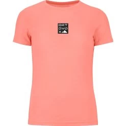 Ortovox 185 Merino Square T-Shirt Damen Bloom