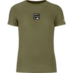 Ortovox 185 Merino Square T-Shirt Damen Wild Herbs