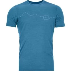 Ortovox 150 Cool Mountain T-Shirt Herren Mountain Blue