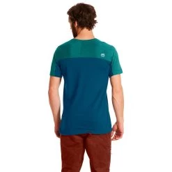 Ortovox 170 Cool Horizontal T-Shirt Herren Petrol Blue Blend -Günstiges Berggeist Geschäft 58362204050c Ortovox 170Cool TS M blue