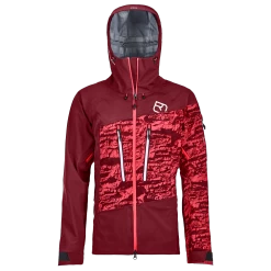 Ortovox 3L Guardian Hardshelljacke Damen Dark Blood
