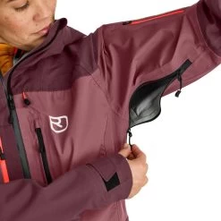 Ortovox 3L Guardian Shell Hardshelljacke Damen Winetasting -Günstiges Berggeist Geschäft 59062202258d OrtovoxGuardian Jkt W wine