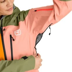 Ortovox 3L Deep Shell Hardshelljacke Damen Wild Herbs 10 Ortovox 3L Deep Shell Hardshelljacke Damen Wild Herbs -Günstiges Berggeist Geschäft 59062203000d Ortovox DeepShell Jkt W herbs