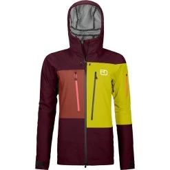 Ortovox 3L Deep Shell Freeride-Jacke Damen Dark Wine