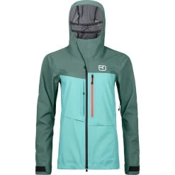 Ortovox 3L Ravine Shell Hardshelljacke Damen Ice Waterfall