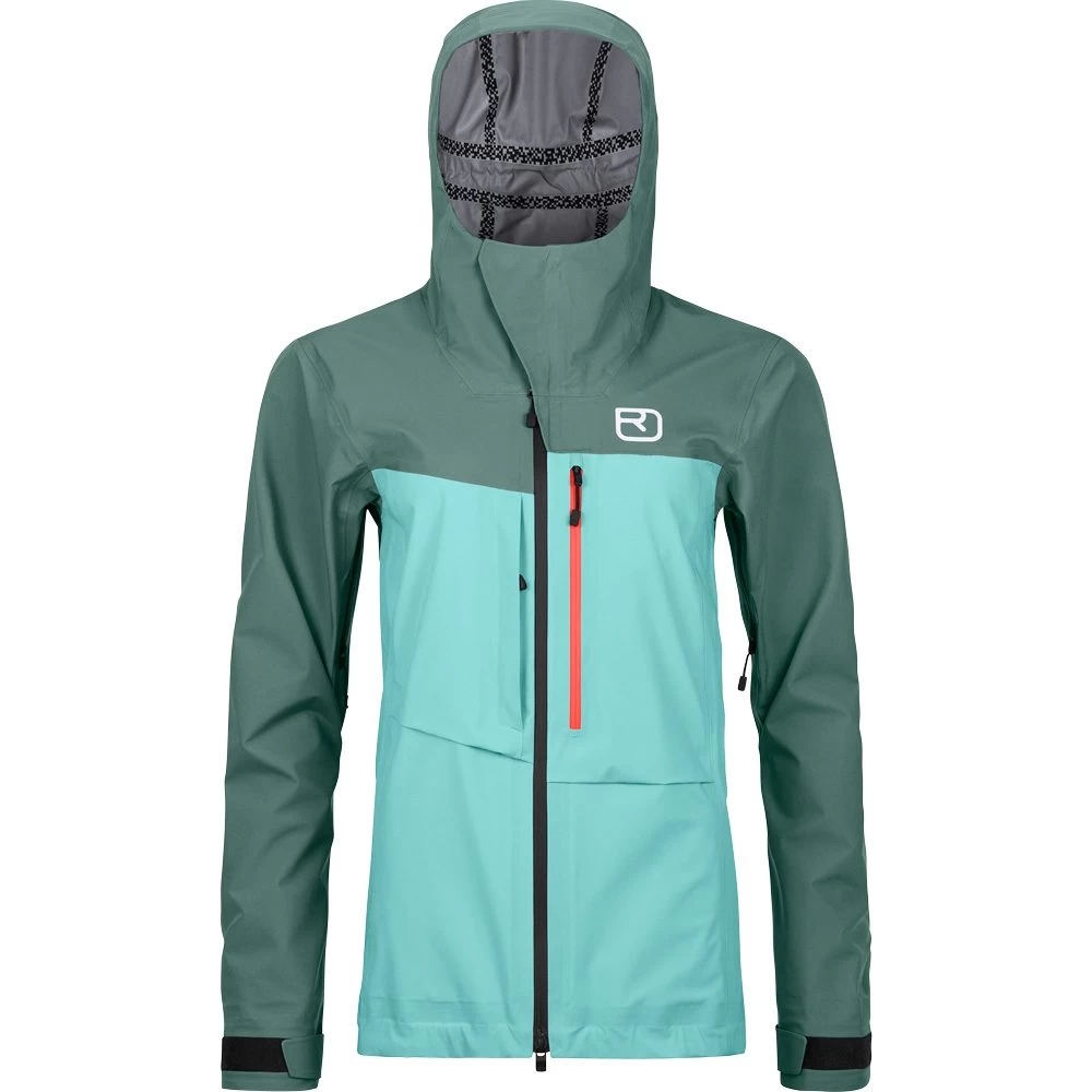 Ortovox 3L Ravine Shell Hardshelljacke Damen Ice Waterfall 1 Ortovox 3L Ravine Shell Hardshelljacke Damen Ice Waterfall