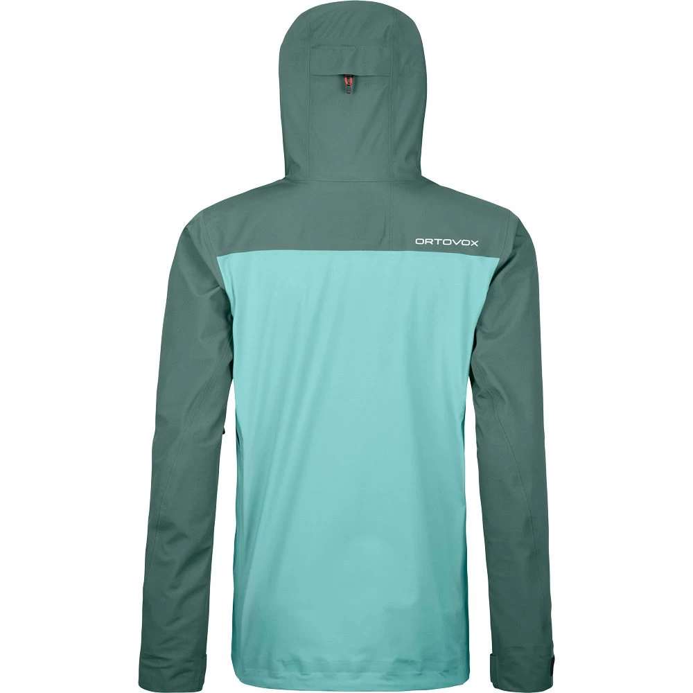 Ortovox 3L Ravine Shell Hardshelljacke Damen Ice Waterfall 2 Ortovox 3L Ravine Shell Hardshelljacke Damen Ice Waterfall – Bild 2