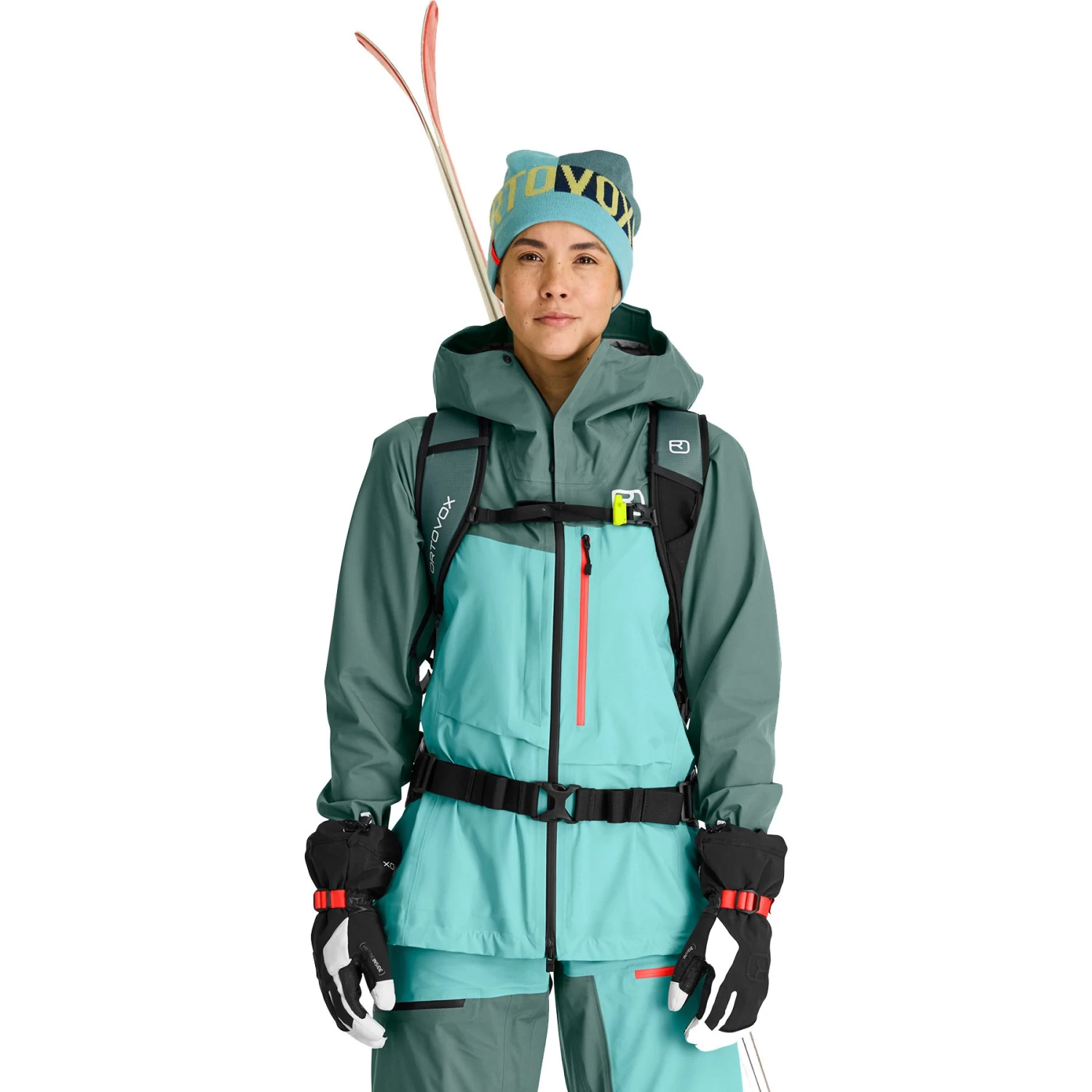 Ortovox 3L Ravine Shell Hardshelljacke Damen Ice Waterfall 3 Ortovox 3L Ravine Shell Hardshelljacke Damen Ice Waterfall – Bild 3