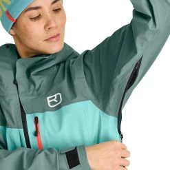 Ortovox 3L Ravine Shell Hardshelljacke Damen Ice Waterfall 10 Ortovox 3L Ravine Shell Hardshelljacke Damen Ice Waterfall -Günstiges Berggeist Geschäft 59062205470d Ortovox Ravine Jkt W ice