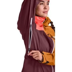 Ortovox 3L Ortler Hardshelljacke Damen Winetasting -Günstiges Berggeist Geschäft 59062207997d Ortovox Ortler Jkt W wine