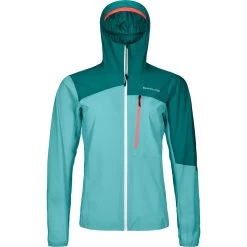 Ortovox 2.5L Civetta Hardshelljacke Damen Ice Waterfall