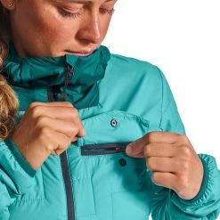 Ortovox Swisswool Piz Badus Isolationsjacke Damen Ice Waterfall -Günstiges Berggeist Geschäft 59262200644f Ortovox PizBadus Jacke W ice