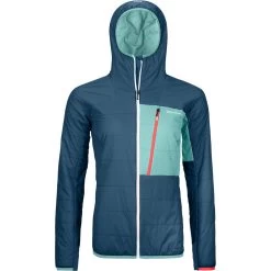 Ortovox Swisswool Piz Duan Isolationsjacke Damen Petrol Blue