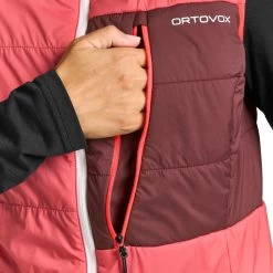 Ortovox Swisswool Piz Duan Weste Damen Wild Rose -Günstiges Berggeist Geschäft 59262201296d Ortovox PizDuan Vest W rose