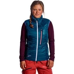 Ortovox Swisswool Piz Grisch Isolationsweste Damen Sky Blue -Günstiges Berggeist Geschäft 59262204318d Ortovox PizGrisch Vest W bluee