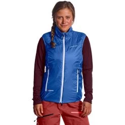 Ortovox Swisswool Piz Grisch Isolationsweste Damen Sky Blue -Günstiges Berggeist Geschäft 59262204318e Ortovox PizGrisch Vest W bluee