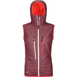 Ortovox Swisswool Piz Boè Isolationsweste Damen Mountain Rose