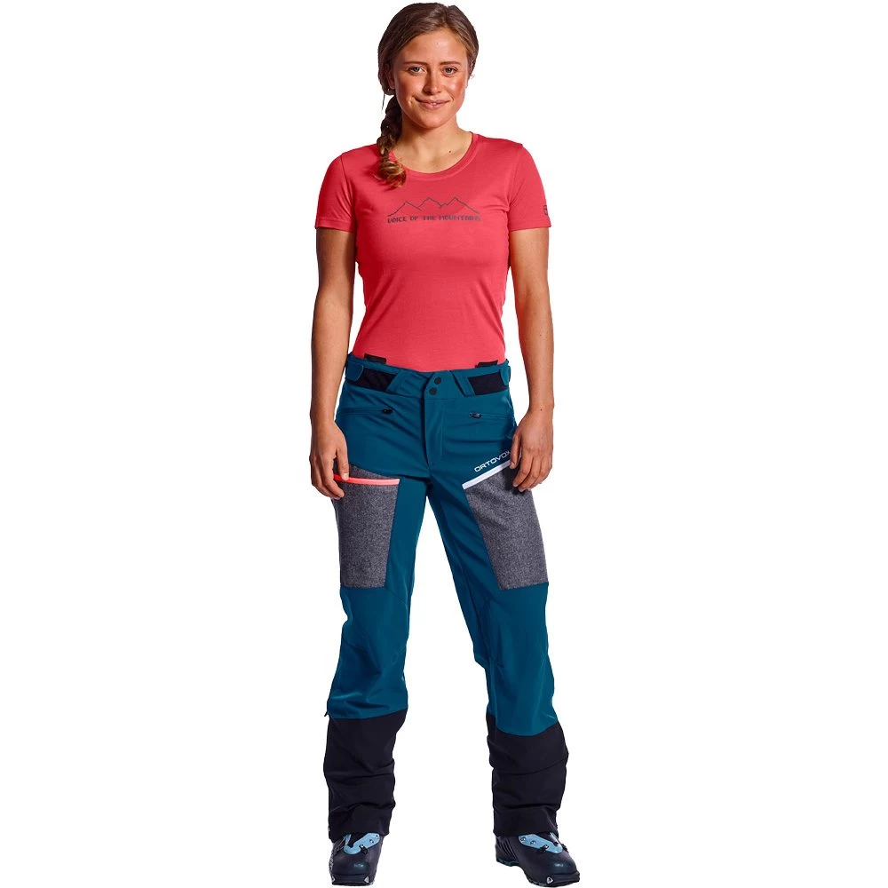 Ortovox Pordoi Softshellhose Damen Petrol Blue 3 Ortovox Pordoi Softshellhose Damen Petrol Blue – Bild 3