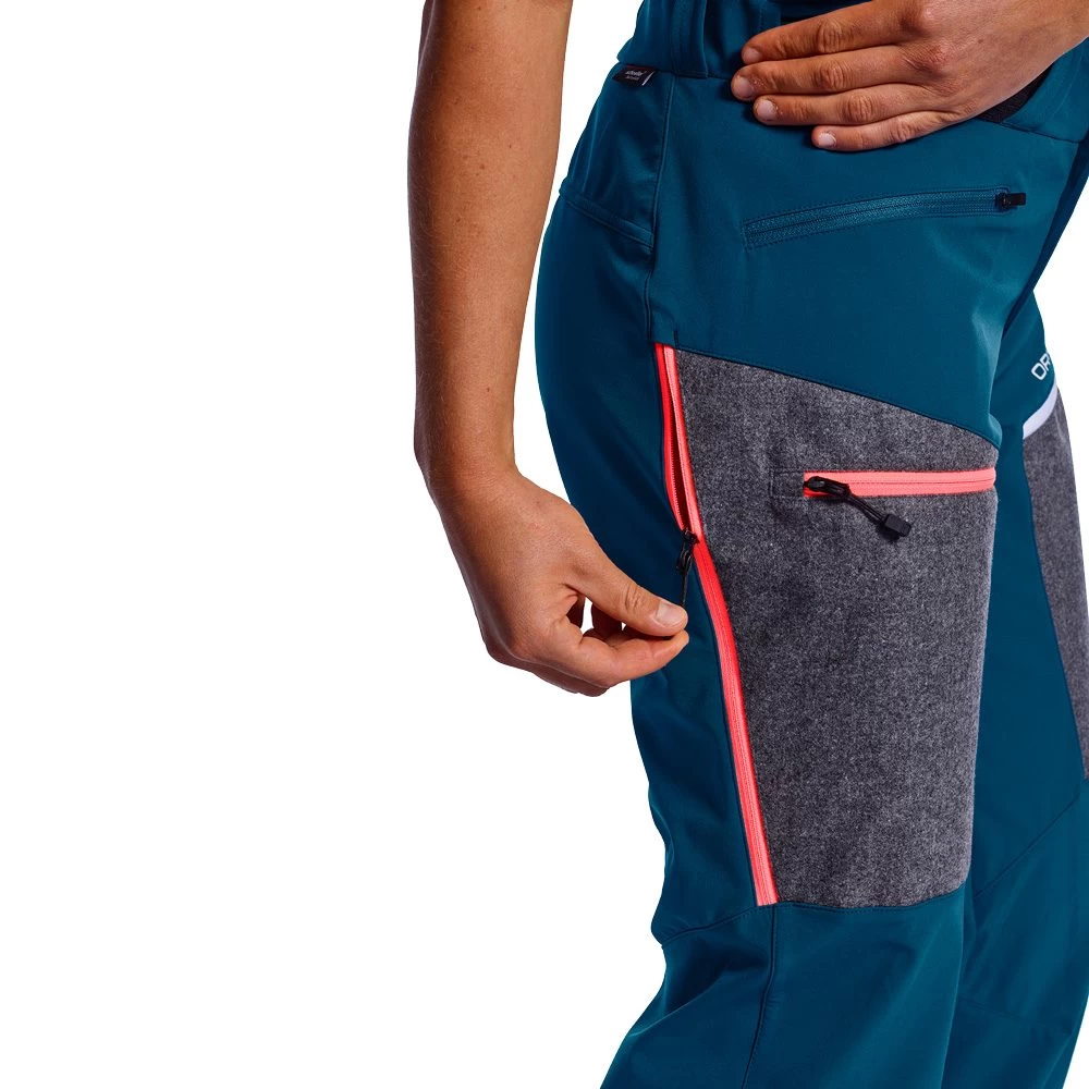 Ortovox Pordoi Softshellhose Damen Petrol Blue 6 Ortovox Pordoi Softshellhose Damen Petrol Blue – Bild 6