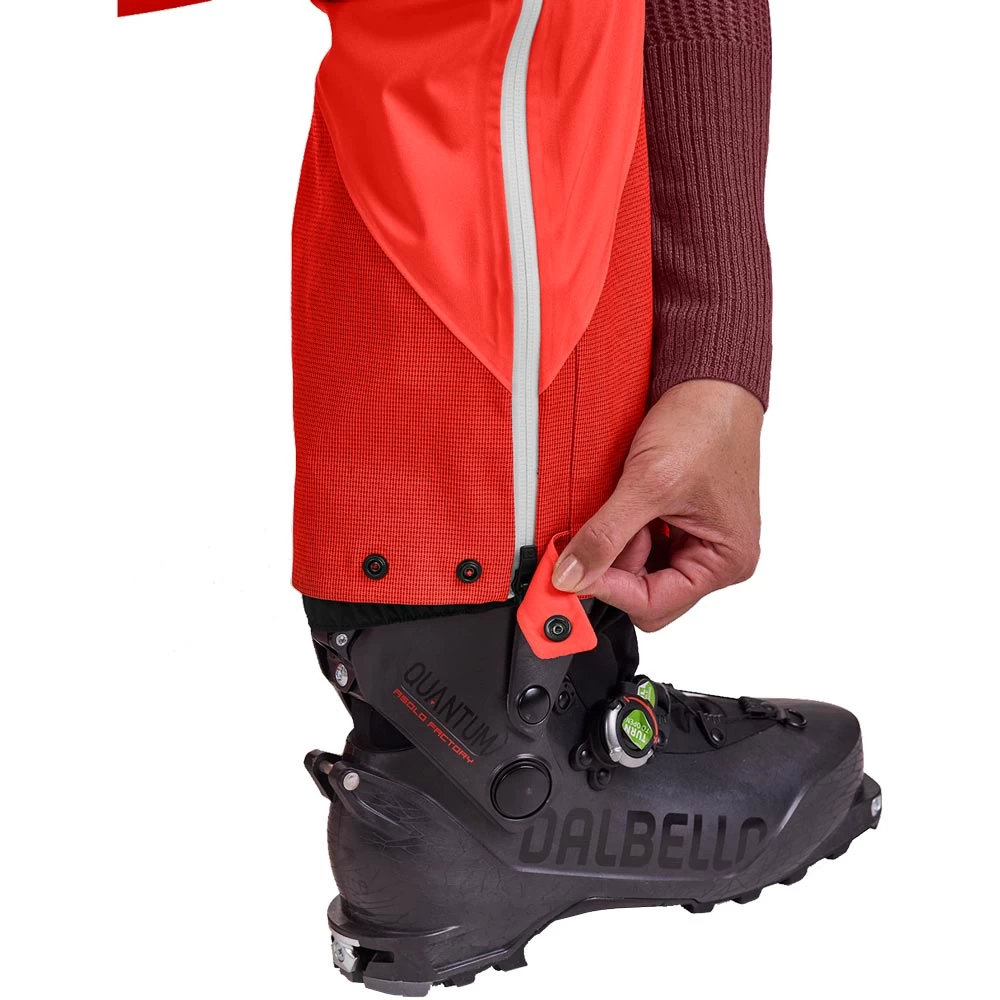 Ortovox 3L Ortler Hardshellhose Damen Coral 4 Ortovox 3L Ortler Hardshellhose Damen Coral – Bild 4