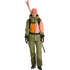 Ortovox 3L Deep Shell Freeride-Hose Damen Wild Herbs -Günstiges Berggeist Geschäft 59462203973c Ortovox DeepShell Pant W herbs