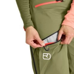 Ortovox 3L Deep Shell Freeride-Hose Damen Wild Herbs -Günstiges Berggeist Geschäft 59462203973f Ortovox DeepShell Pant W herbs