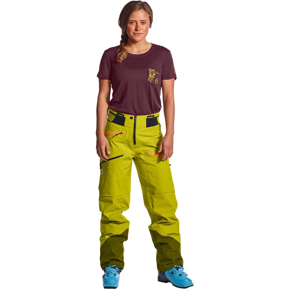 Ortovox 3L Deep Shell Freeridehose Damen Dirty Daisy 3 Ortovox 3L Deep Shell Freeridehose Damen Dirty Daisy – Bild 3