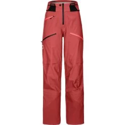Ortovox 3L Deep Shell Freeride Hose Damen Blush