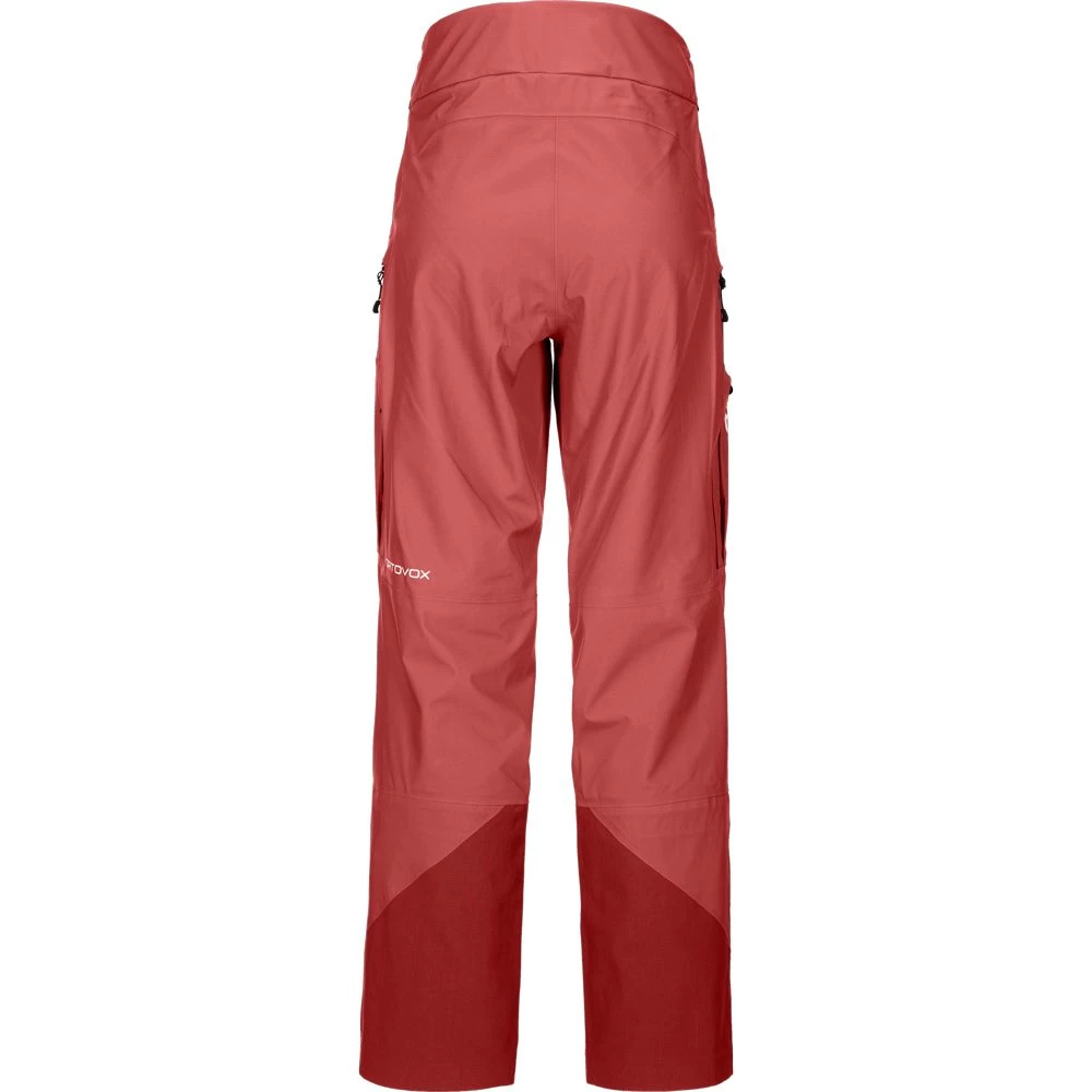 Ortovox 3L Deep Shell Freeride Hose Damen Blush 2 Ortovox 3L Deep Shell Freeride Hose Damen Blush – Bild 2
