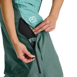 Ortovox 3L Ravine Shell Freeride-Hose Damen Arctic Grey -Günstiges Berggeist Geschäft 59462209597d Ortovox Ravine Pant W arctic