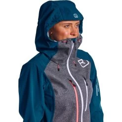 Ortovox Pordoi Softshelljacke Damen Petrol Blue -Günstiges Berggeist Geschäft 59562209702d Ortovox Pordoi Jacke W blue