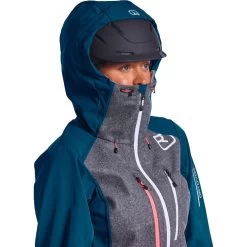 Ortovox Pordoi Softshelljacke Damen Petrol Blue -Günstiges Berggeist Geschäft 59562209702e Ortovox Pordoi Jacke W blue