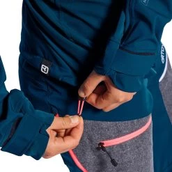 Ortovox Pordoi Softshelljacke Damen Petrol Blue -Günstiges Berggeist Geschäft 59562209702h Ortovox Pordoi Jacke W blue