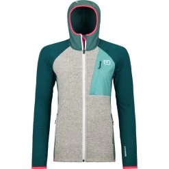 Ortovox Fleece GP Classic Knit Hoody Damen Arctic Grey
