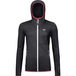 Ortovox Fleece Hoody Damen Black Raven