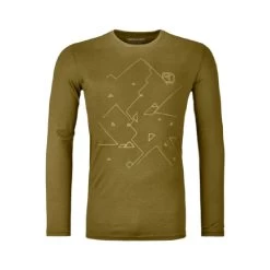 Ortovox 185 Merino Tangram Logo Longsleeve