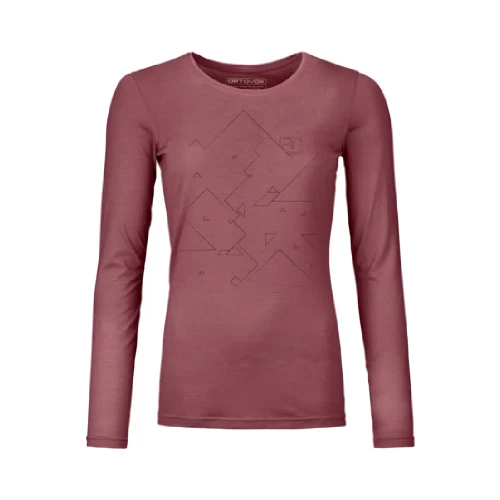 Ortovox 185 Merino Tangram Long Sleeve Wome 1 Ortovox 185 Merino Tangram Long Sleeve Wome