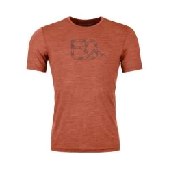 Ortovox 120 Cool Tec Mountain Logo Shirt