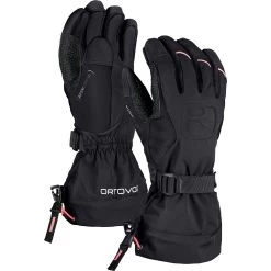 Ortovox Merino Freeride Fingerhandschuh Damen Black Raven