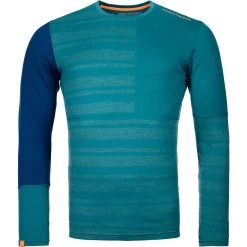 Ortovox 185 Rock'N'Wool Unterhemd Herren Pacific Green